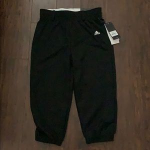 BRAND NEW Softball black adidas pants